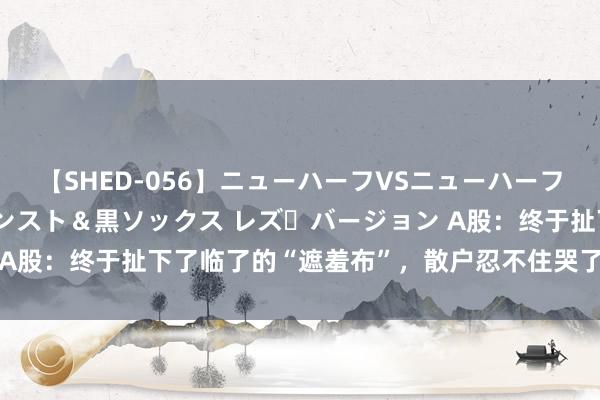 【SHED-056】ニューハーフVSニューハーフ 不純同性肛遊 3 黒パンスト＆黒ソックス レズ・バージョン A股：终于扯下了临了的“遮羞布”，散户忍不住哭了，大A如何了？