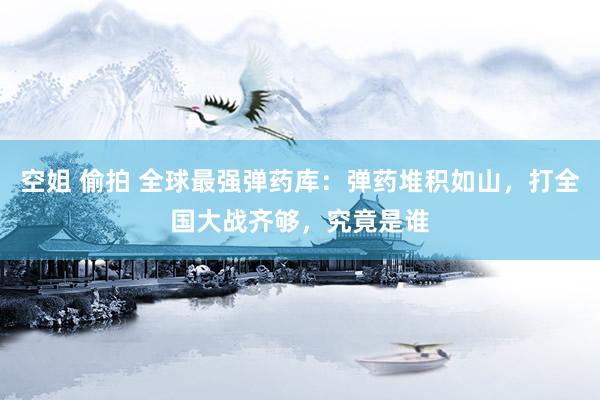 空姐 偷拍 全球最强弹药库：弹药堆积如山，打全国大战齐够，究竟是谁